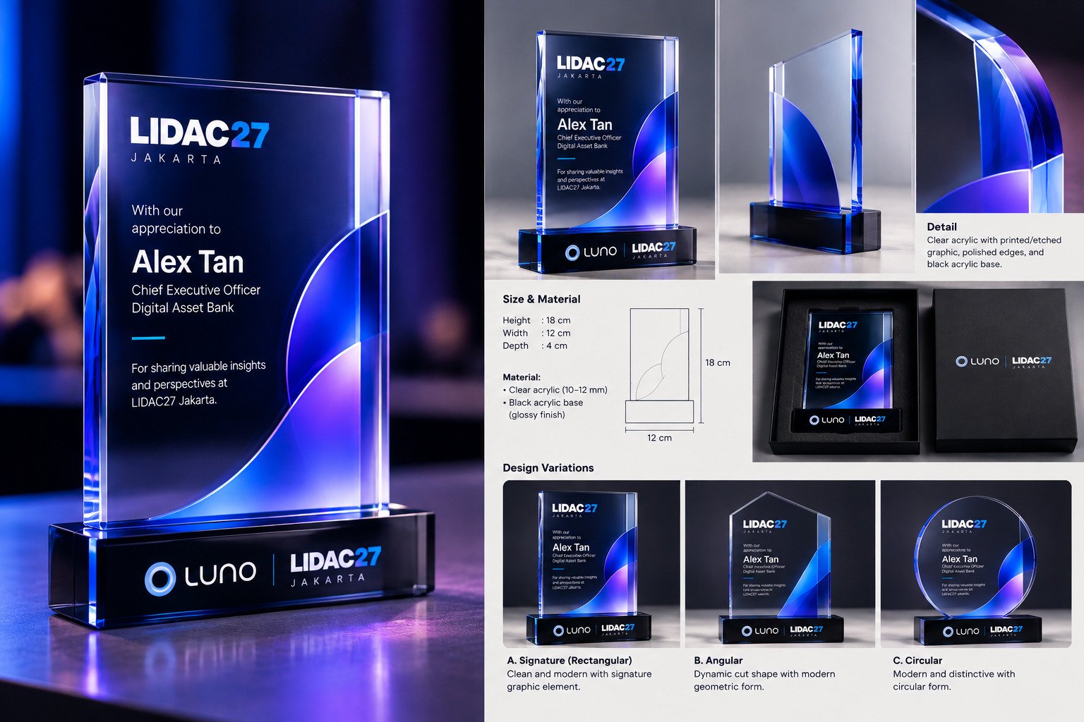 LIDAC27 speaker memento